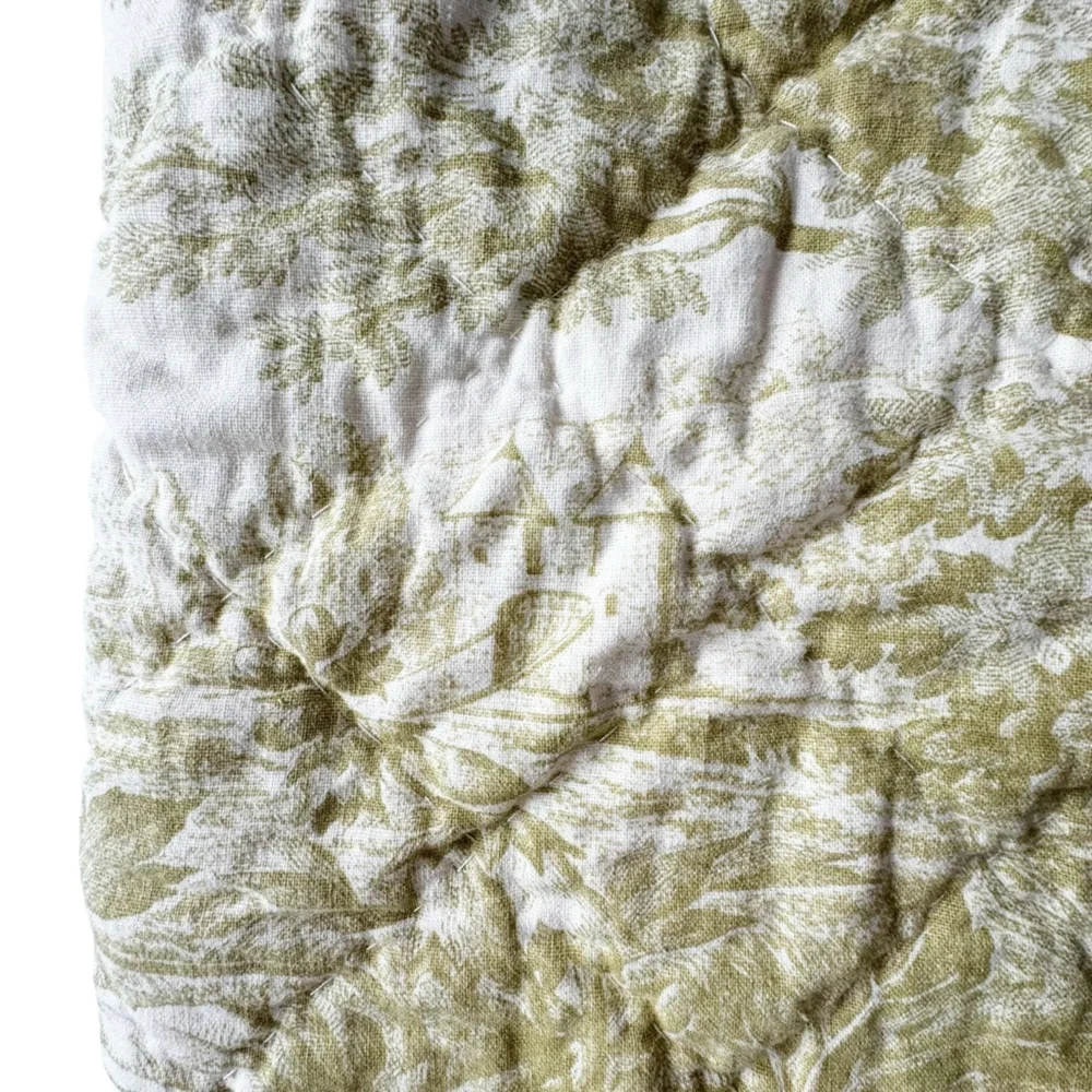 Pottery Barn Matine Toile Quilted Sham